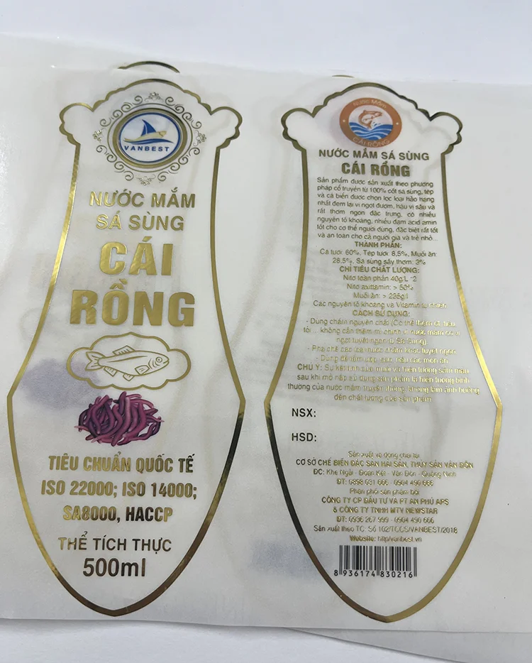 in tem nhua trong suot