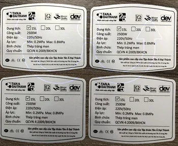 Tem nhựa PET – Tem nhựa chống rách, chịu nhiệt, chống trầy xước